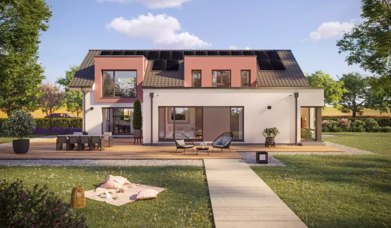 Zweifamilienhaus- Alle unter einem Dach  oder mit Freunden oder Familie gemeinsam das Traumhaus bauen inkl. Baugrundstück von Bien Zenker