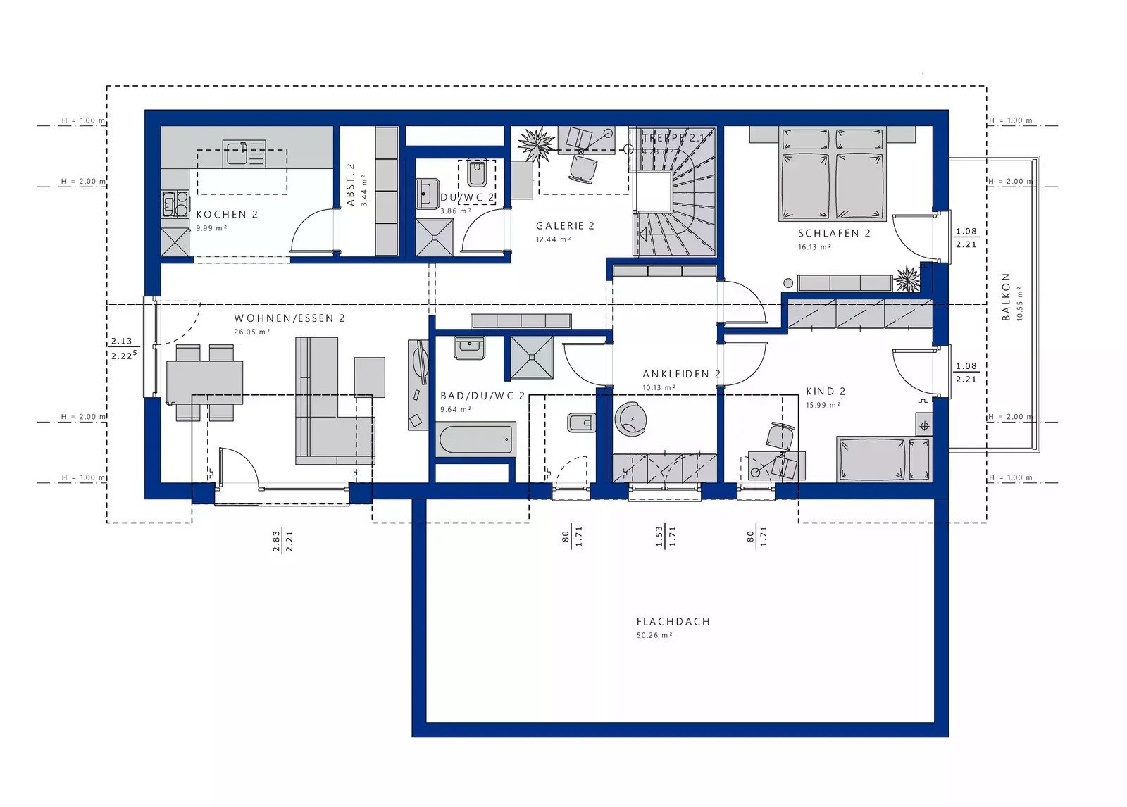 Zweifamilienhaus- Alle unter einem Dach  oder mit Freunden oder Familie gemeinsam das Traumhaus bauen inkl. Baugrundstück von Bien Zenker