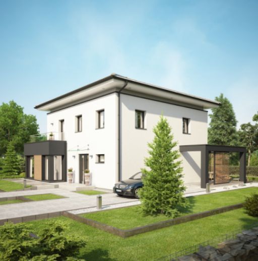 Platz für alle! Exklusiver lichtdurchfluteter Neubau aus dem Hause BIEN ZENKER inkl. Baugrundstück