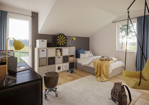 Platz für alle! Exklusiver lichtdurchfluteter Neubau aus dem Hause BIEN ZENKER inkl. Baugrundstück
