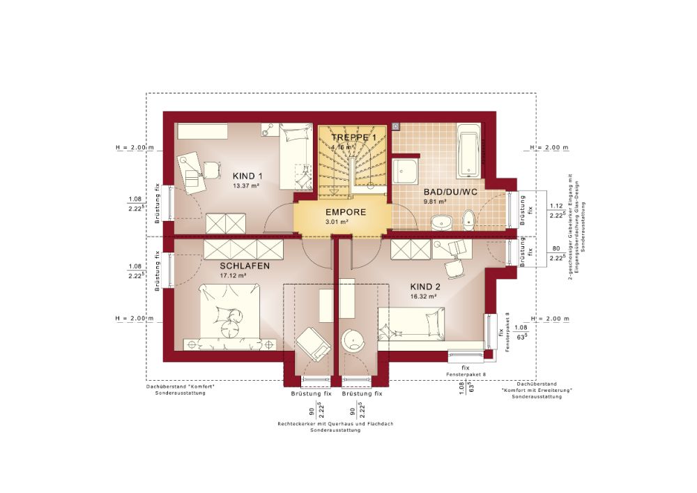 Moderner Neubau mit Ecken und Kanten aus dem Haus Bien Zenker inkl. Baugrundstück in TOP LAGE