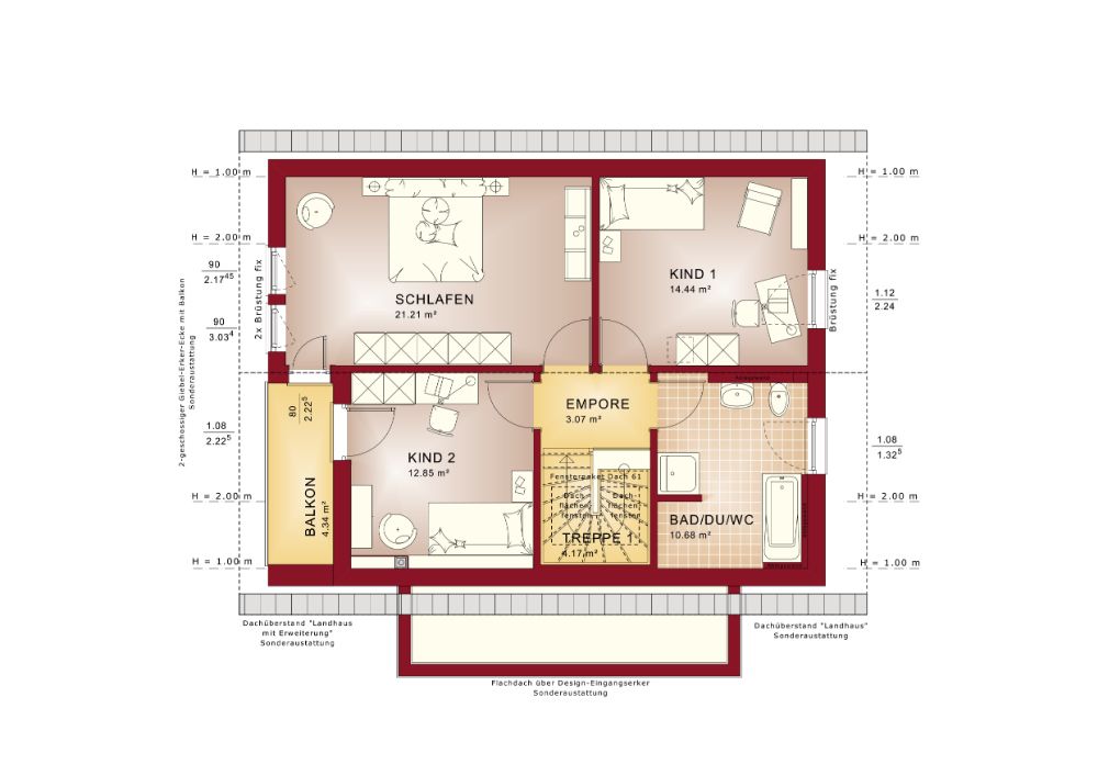 Platz für alle! Exklusiver lichtdurchfluteter Neubau aus dem Hause BIEN ZENKER inkl. Baugrundstück