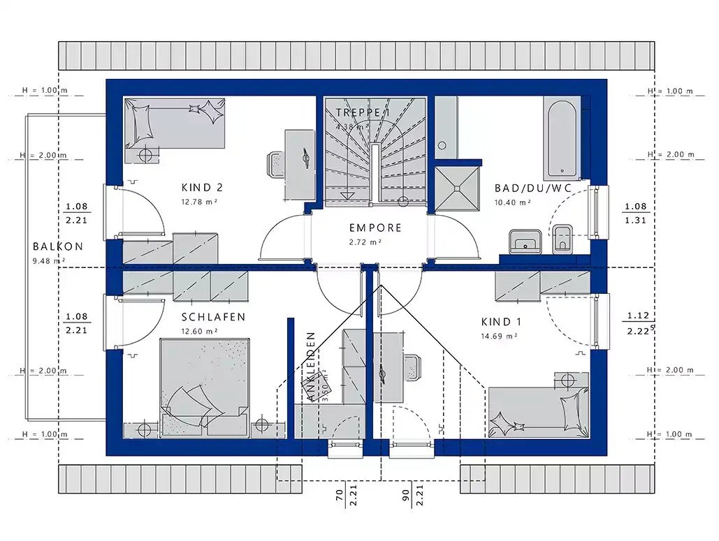 Hier könnte auch Ihr Traumhaus stehen ! Wir von Bien Zenker  erstellen Ihren Wohntraum zusammen mit Ihnen -Grundstück inkl.