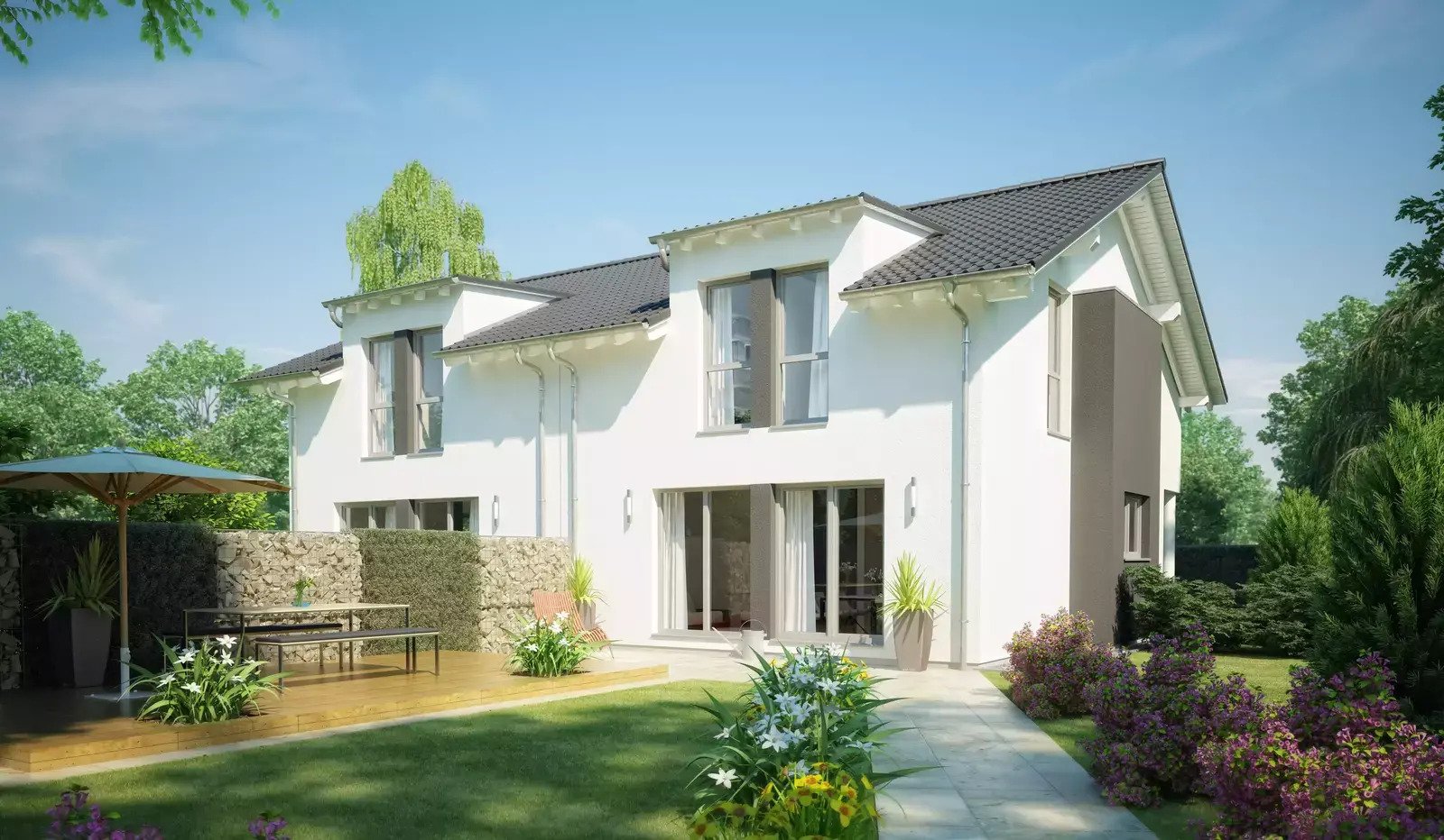  Mainz Gonsenheim: Doppelhaushälfte? Jetzt die Kosten teilen in der modernen DHH von Bien Zenker inkl. Baugrundstück!! 