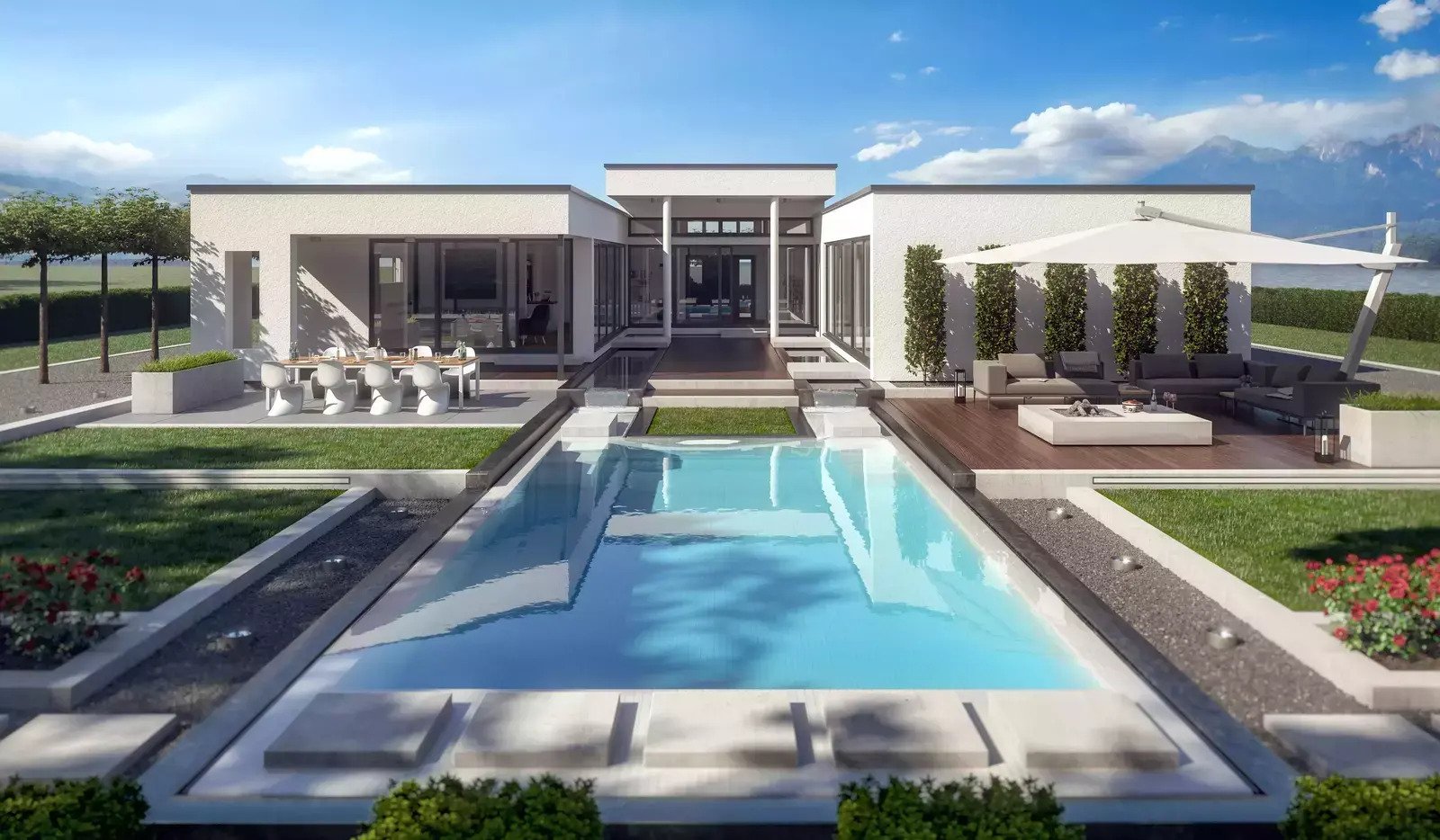 Ein HINKUCKER!! Exklusiver Neubau mit vielen modernen Akzenten inkl. Baugrundstück und Bien Zenker Betpreisgarantie!!