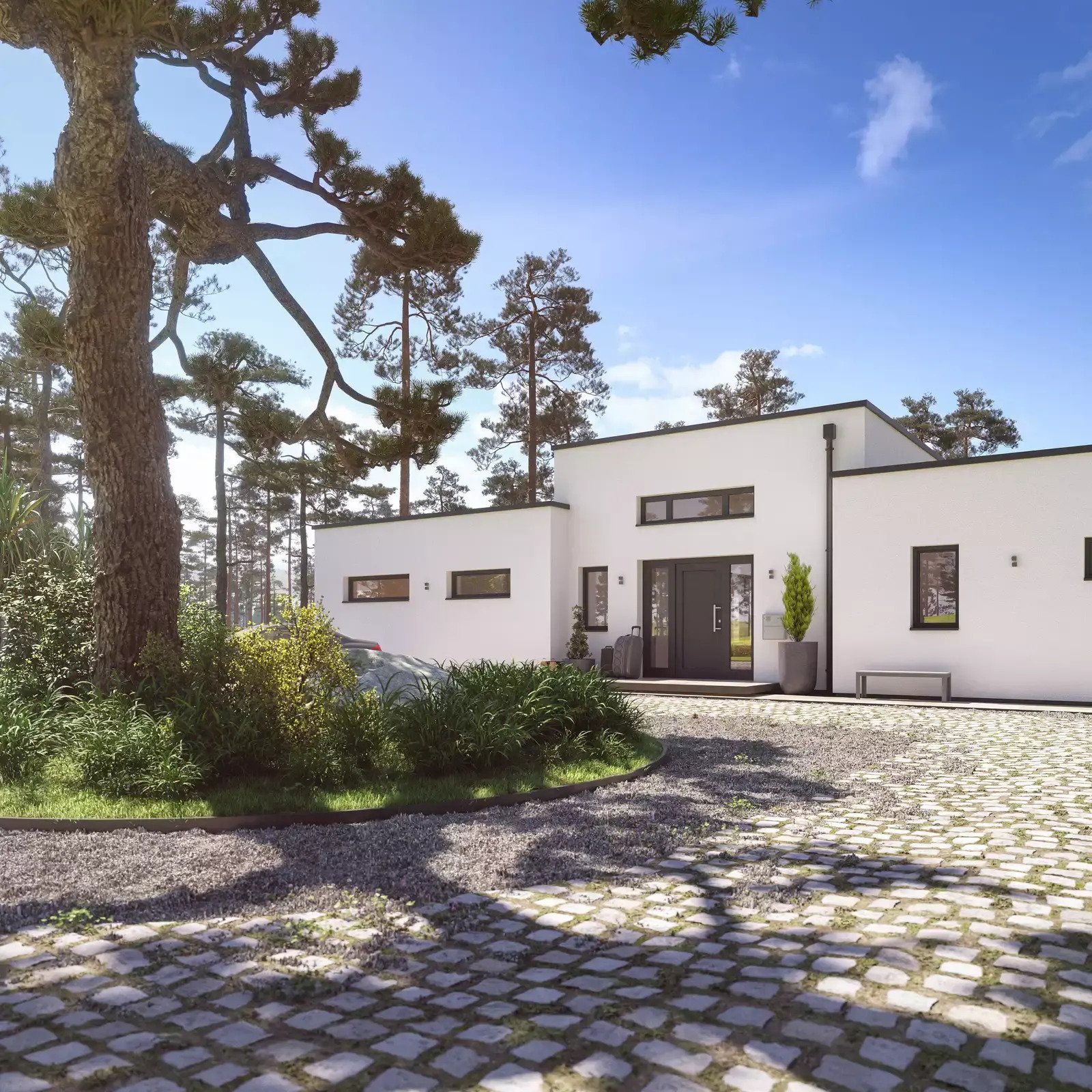 Ein HINKUCKER!! Exklusiver Neubau mit vielen modernen Akzenten inkl. Baugrundstück und Bien Zenker Betpreisgarantie!!