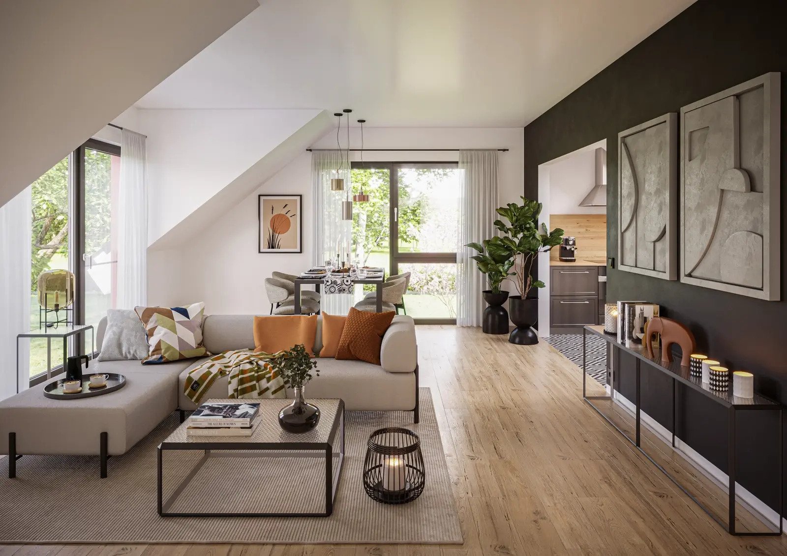 Platz für alle! Exklusiver lichtdurchfluteter Neubau aus dem Hause BIEN ZENKER inkl. Baugrundstück