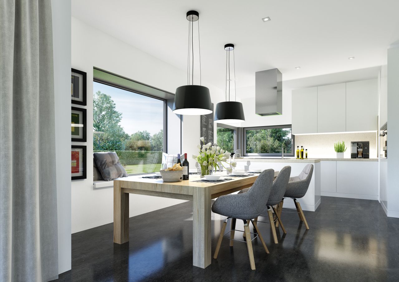 Platz für alle! Exklusiver lichtdurchfluteter Neubau aus dem Hause BIEN ZENKER inkl. Baugrundstück