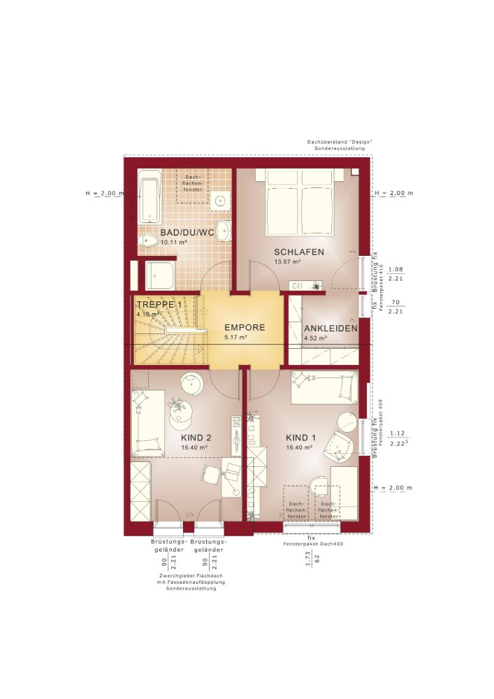 Doppelhaushälfte? Jetzt die Kosten teilen in der modernen DHH von Bien Zenker inkl. Baugrundstück!!