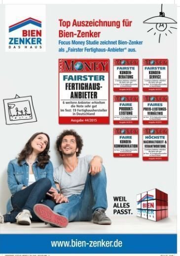 Klare Linien, lichtdurchfluteter Neubau mit einem besonderen Flair aus dem Hause Bien Zenker inkl. Baugrundstück