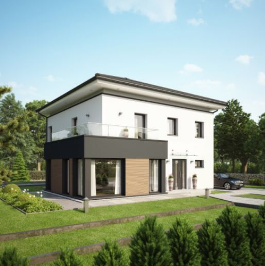 Moderner Neubau mit Ecken und Kanten aus dem Haus Bien Zenker inkl. Baugrundstück in TOP LAGE