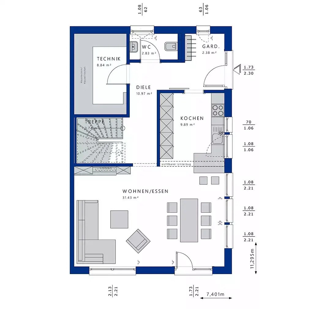 Hier ein NEUBAU mit WOW-Effekt aus dem Hause Bien Zenker inkl. Grundstück