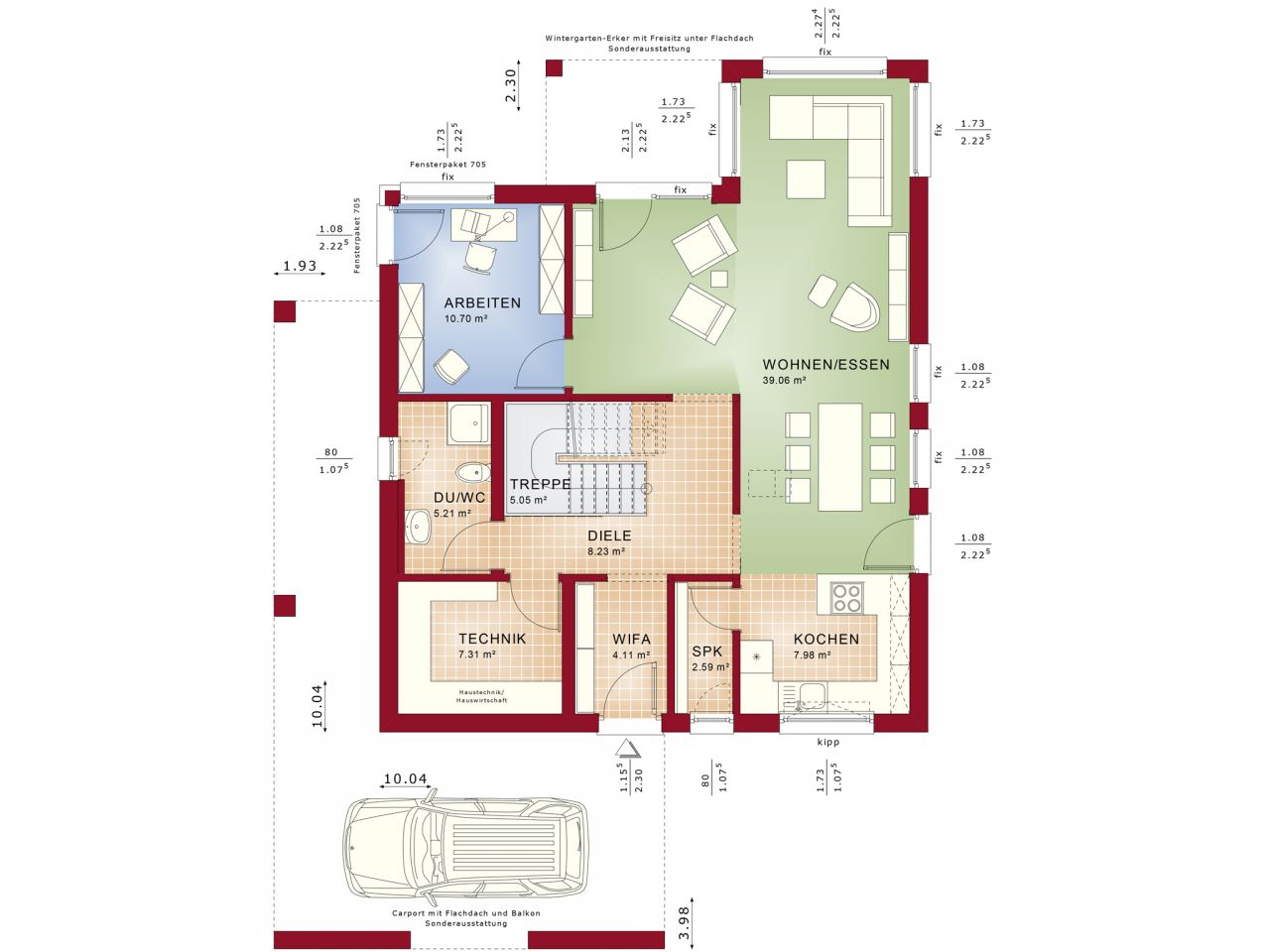 Hier könnte auch Ihr Traumhaus stehen ! Wir von Bien Zenker erstellen Ihren Wohntraum zusammen mit Ihnen -Grundstück inkl.
