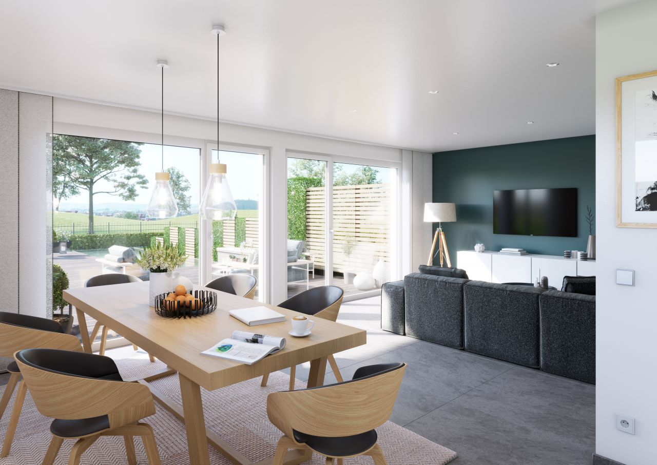 Kleiner wohnen, größer leben- moderner Neubau,Grundstück inkl.von Bien Zenker