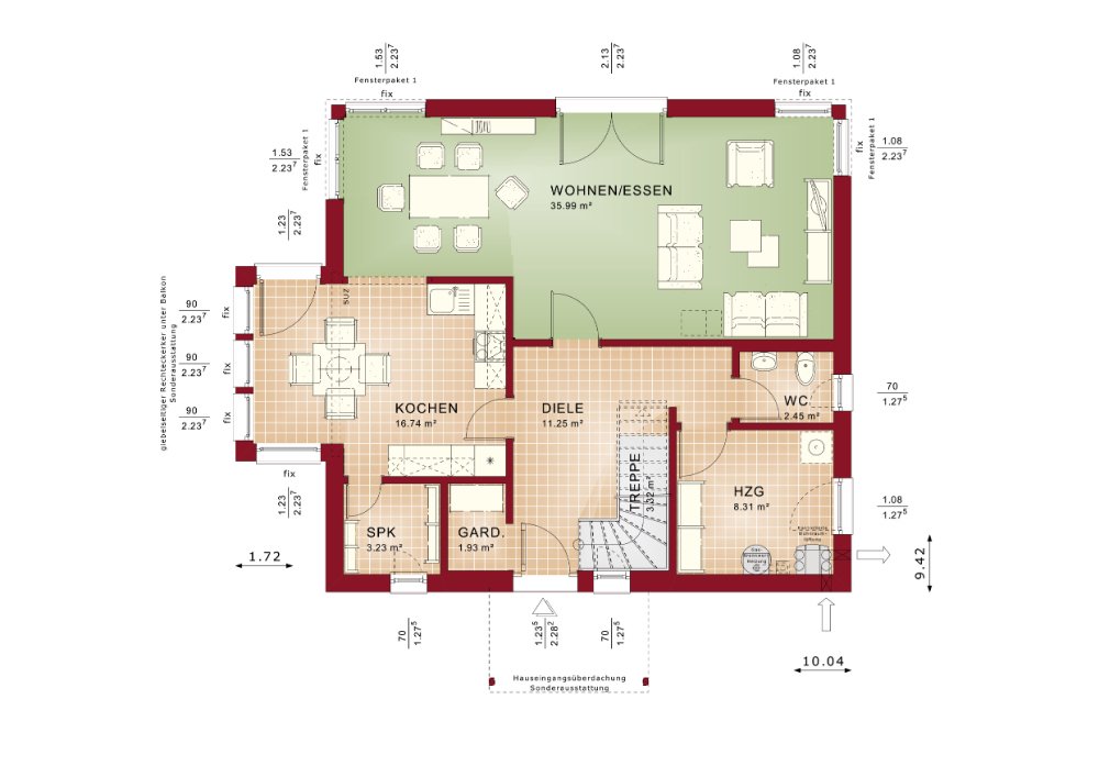 Suchen Sie noch den perfekten Bauplatz + Traumhaus? Wir von Bien Zenker haben alles in einem Paket Traumhaus inkl. Grundstück!