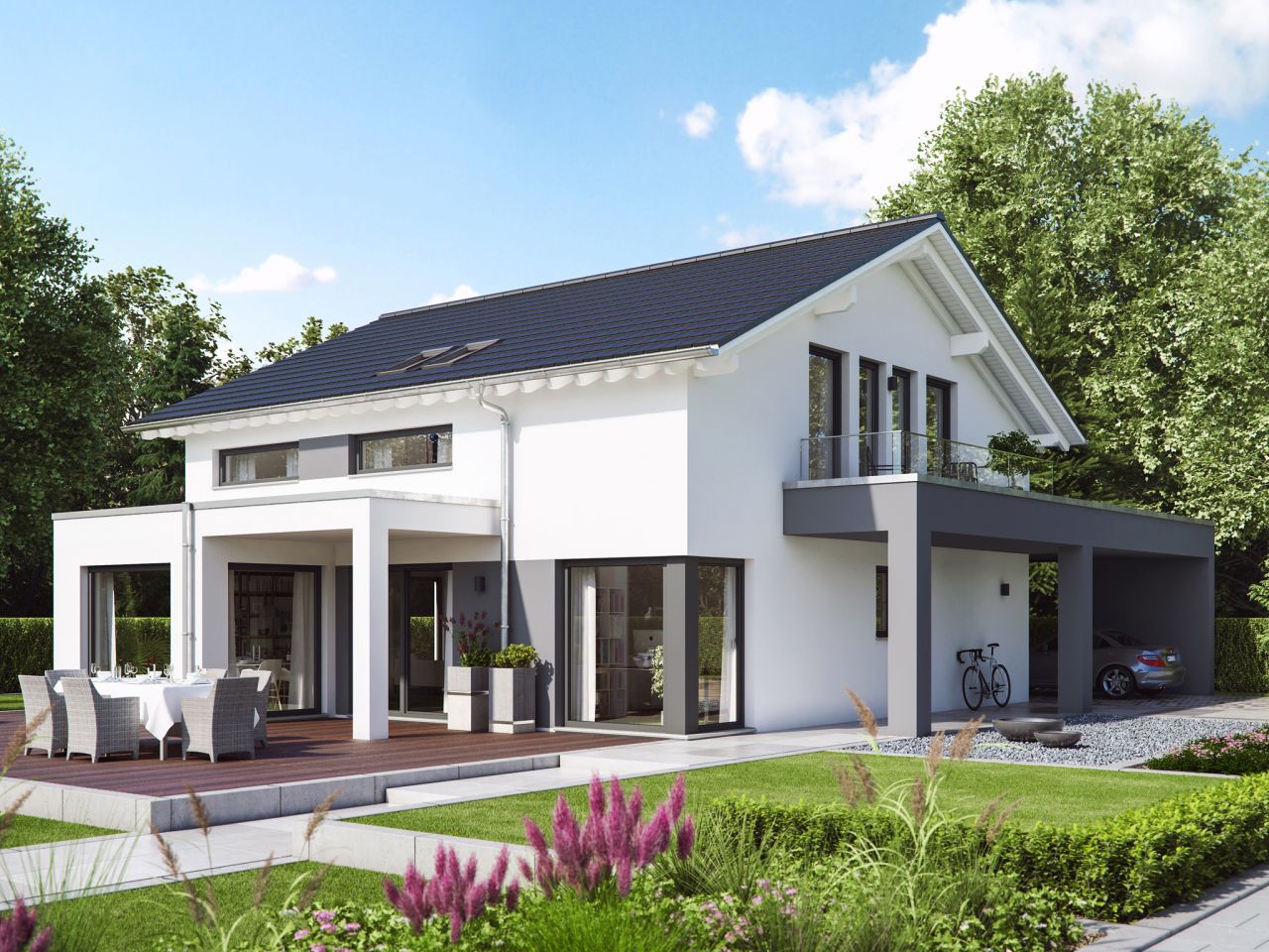 Roth: Einfach mal die Seele baumeln lassen im Neubau mit Wow Effekt und Platz für alle-von Bien Zenker inkl. Baugrundstück 
