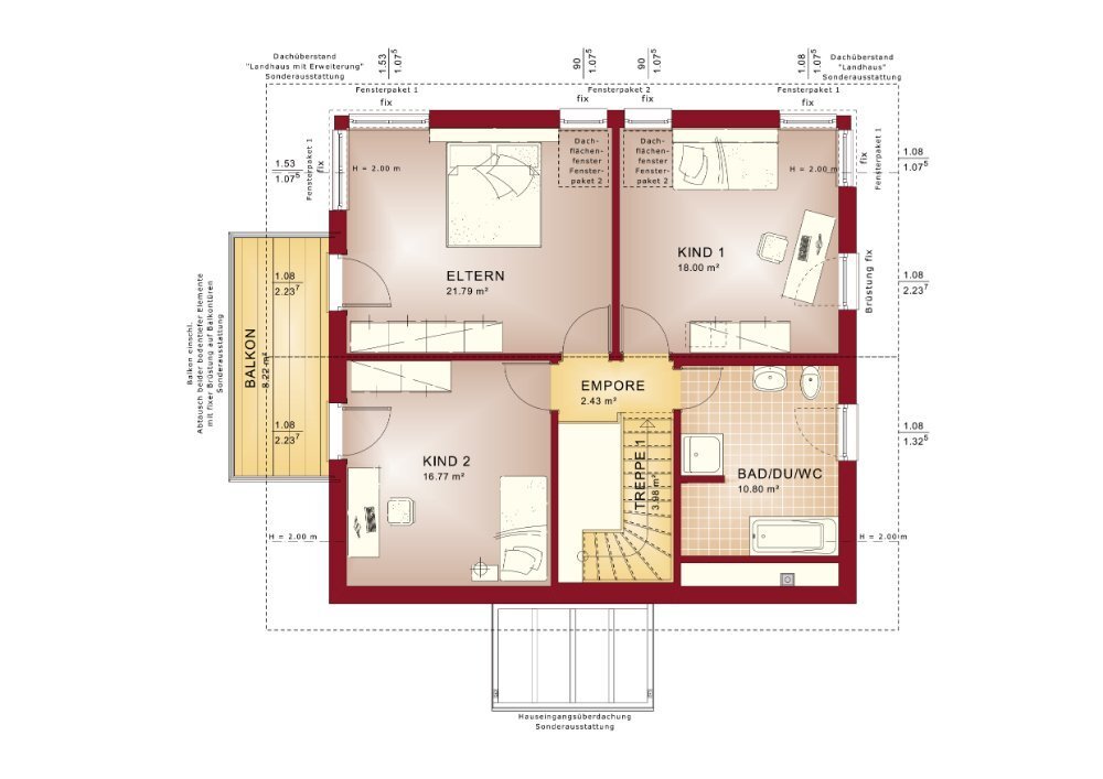 Platz für alle! Exklusiver lichtdurchfluteter Neubau aus dem Hause BIEN ZENKER inkl. Baugrundstück