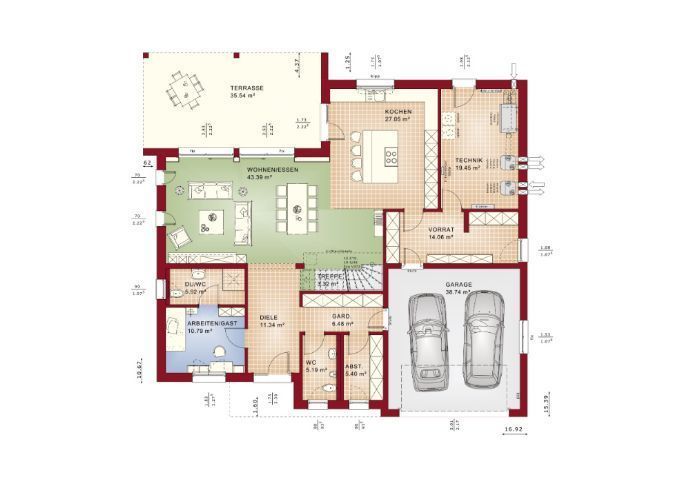 Platz für alle! Exklusiver lichtdurchfluteter Neubau aus dem Hause BIEN ZENKER inkl. Baugrundstück