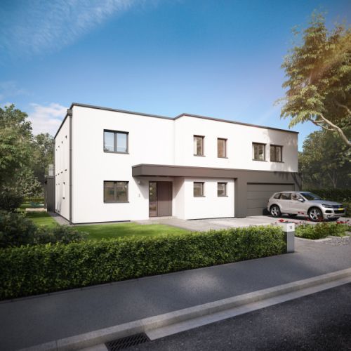 Platz für alle! Exklusiver lichtdurchfluteter Neubau aus dem Hause BIEN ZENKER inkl. Baugrundstück
