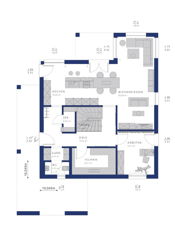 Einfach mal die Seele baumeln lassen im Neubau mit Wow Effekt und Platz für alle-von Bien Zenker inkl. Baugrundstück